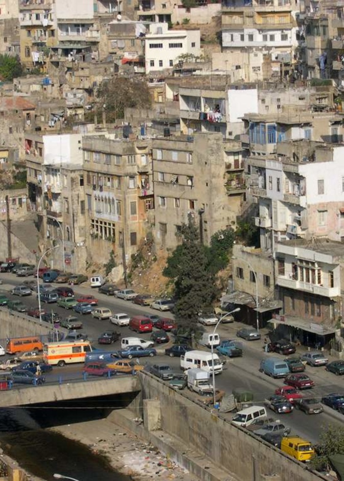 View of Lebanese town Tripoli