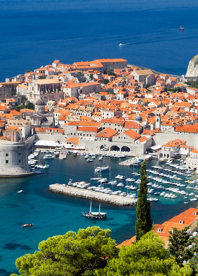 البلدة القديمة في دوبروفنيك، كرواتيا