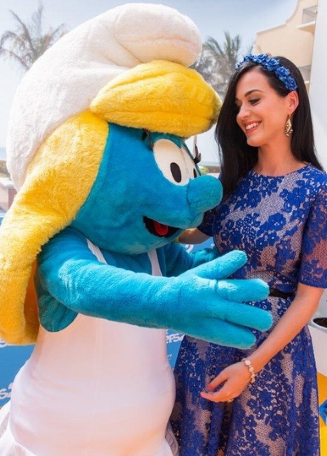 النجمة كاتي بيري في إحدى الفعاليات في المكسيك