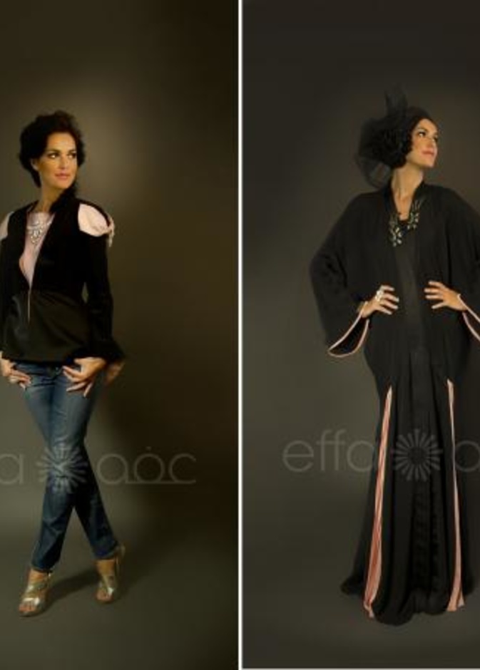 من تصاميم عفة الدباغ