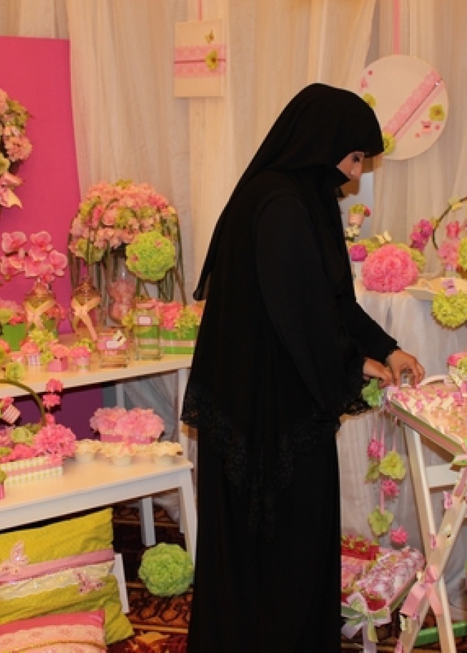 سارة الفهد تبدع في إختيار الألوان