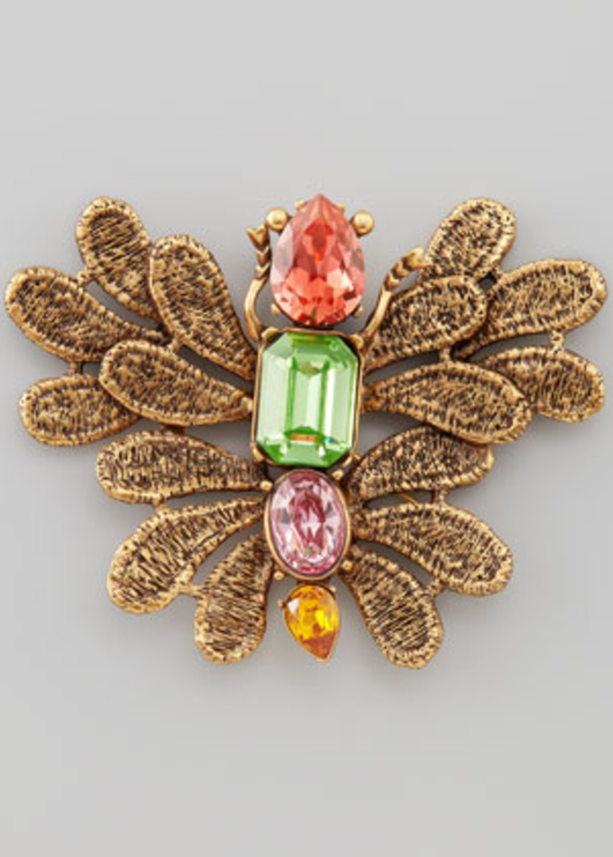 Oscar de la Renta - Cast Lace Butterfly Brooch