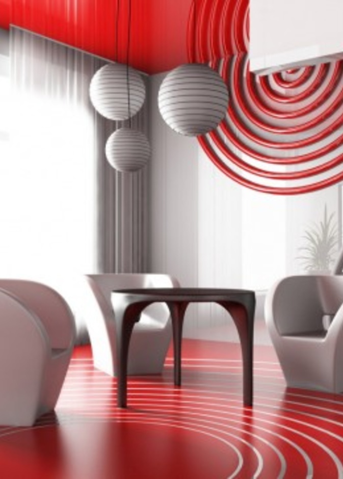 سحر الأحمر في ديكورات منزلك