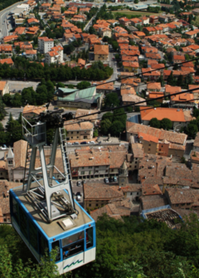 التلفريك في سان مارينو