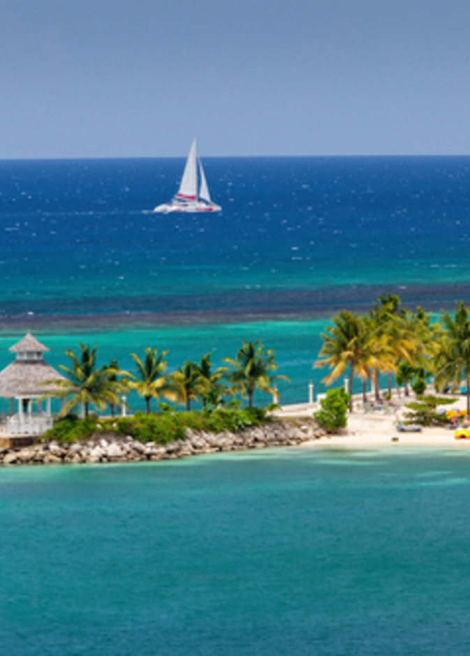 الجزيرة في أوتشو ريوس، جامايكا