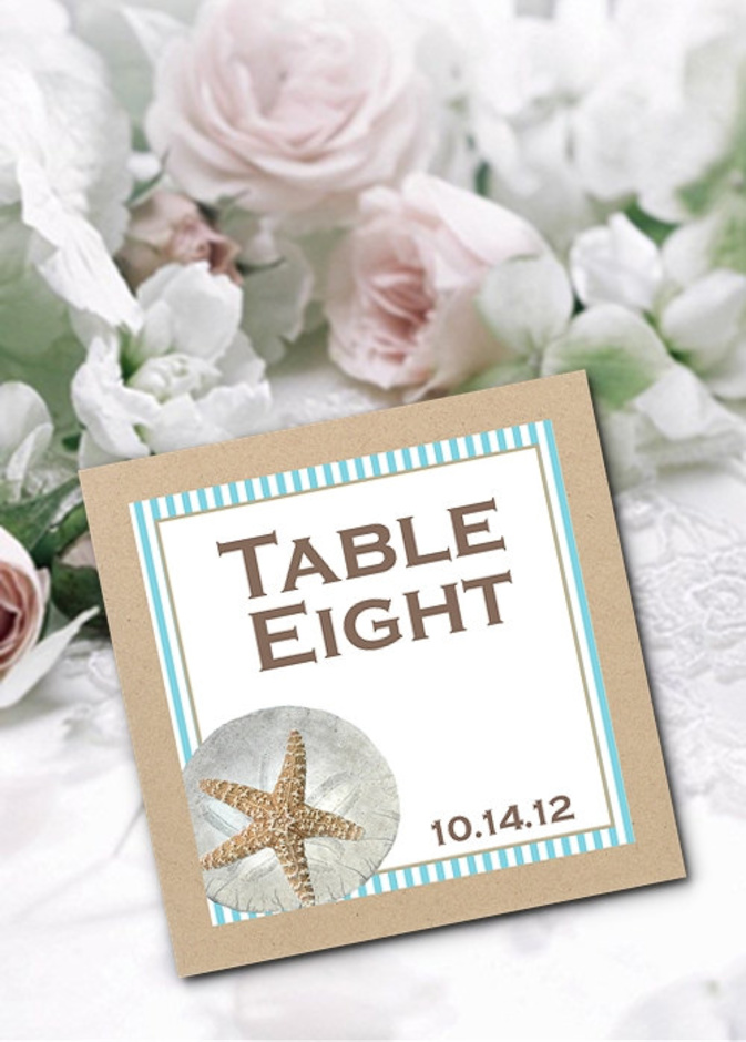 لوحة ارقام الطاولات المزينة