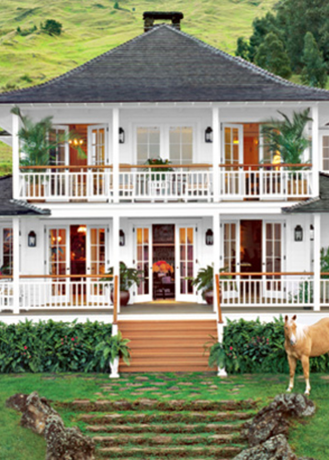 منزل اوبرا الواقع في مزرعتها في ماوي