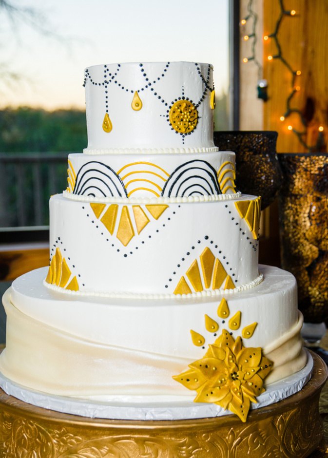 Baroque قالب حلوى العرس على طراز