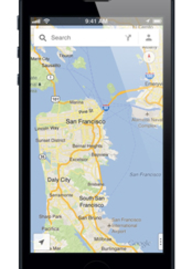 خرائط Google لأجهزة iPhone