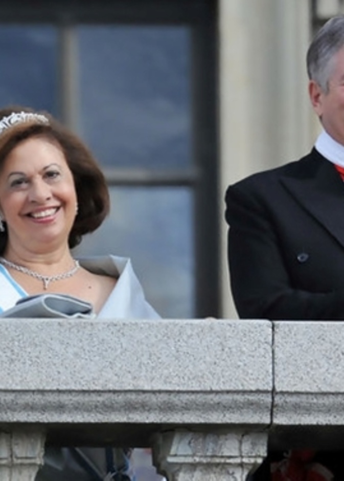 الأمير ألكسندر وزوجته الأميرة كاثرين