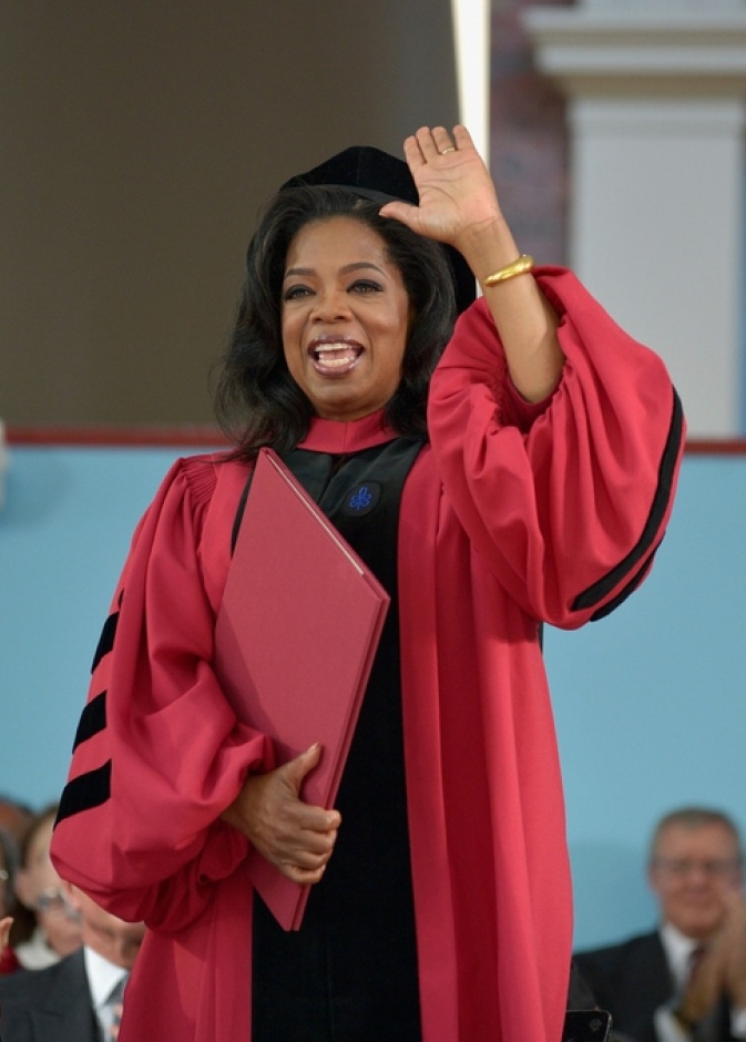 أوبرا وينفري تحصل على دكتوراه فخرية من جامعة هارفارد