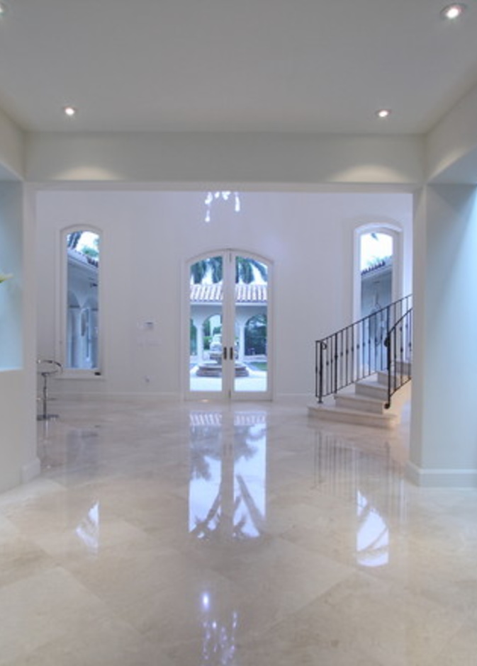 الأرضيات الرخام وهي خيارات متطورة لأرضيات المنزل