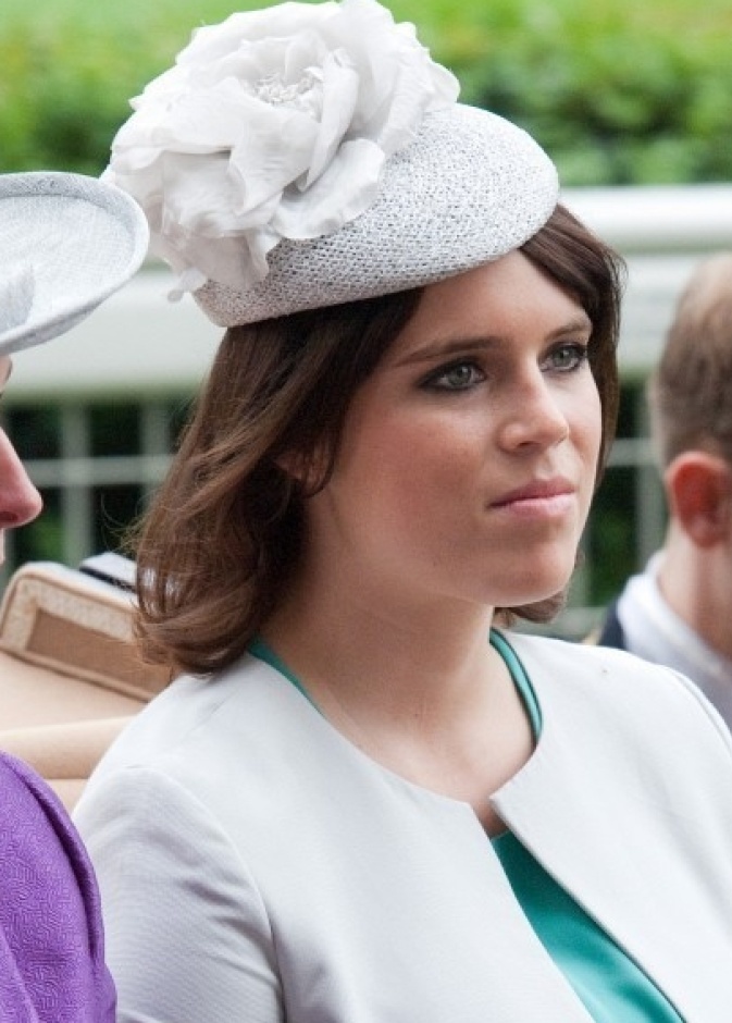 الأميرة أوجيني اثناء السباق the Royal Ascot