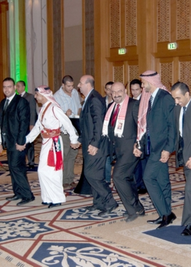 نهيان بن مبارك ولبنى القاسمي يحضران حفل سفارة الأردن