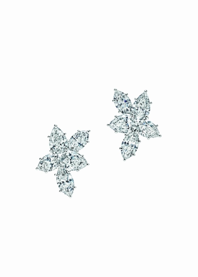 أقراط ألماس من تشكيلة "Harry Winston"