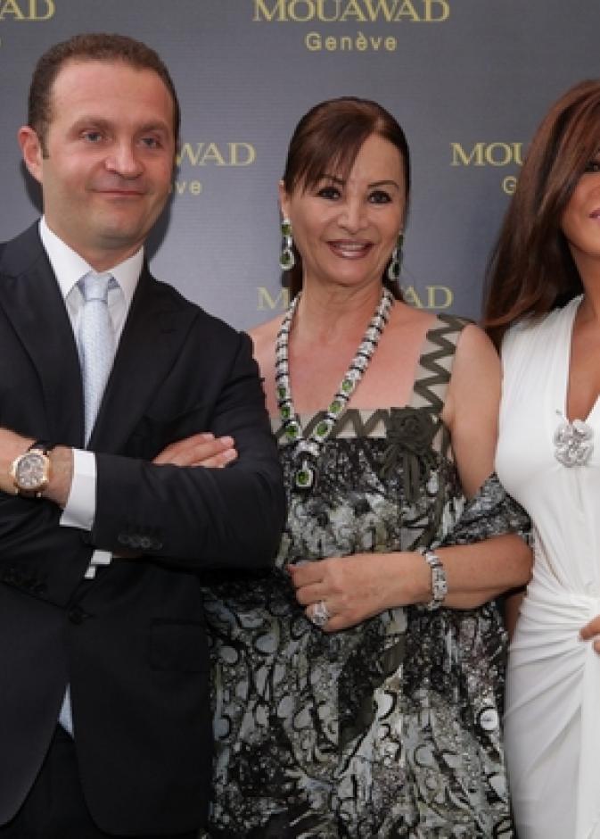 نجوى كرم بجانب Mr. Pascal Mouawad