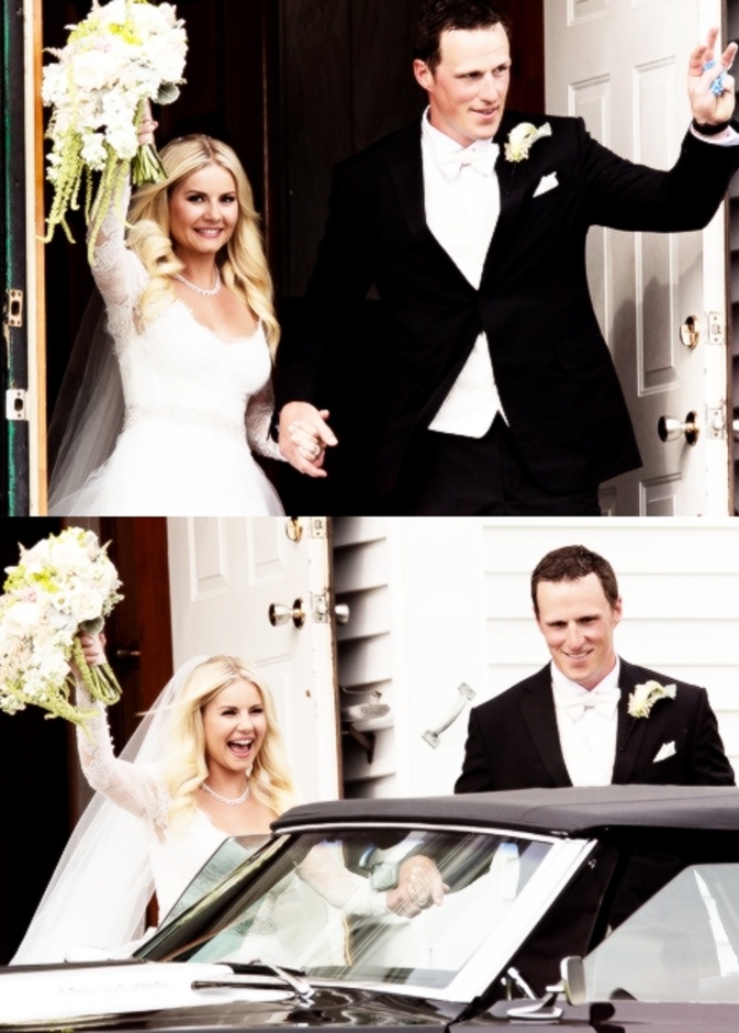 زواج نجم الهوكي ديون فانوف وإليشا كوثبرت