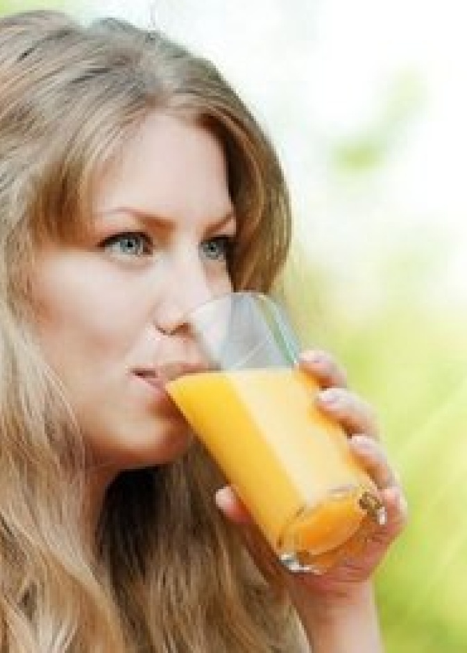 رشاقة العروس وحيويتها في كوب عصير البرتقال!