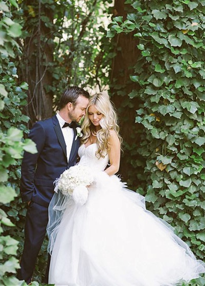 زفاف الممثل آرون بول وعروسه لورين بارسيكيان في مزرعة كالاميغوس