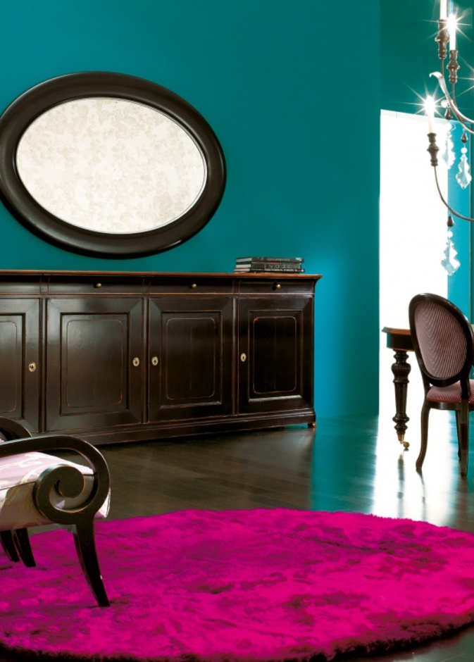 مصمم بتصميم إيطالي راقي من خشب الكرز باللون البني