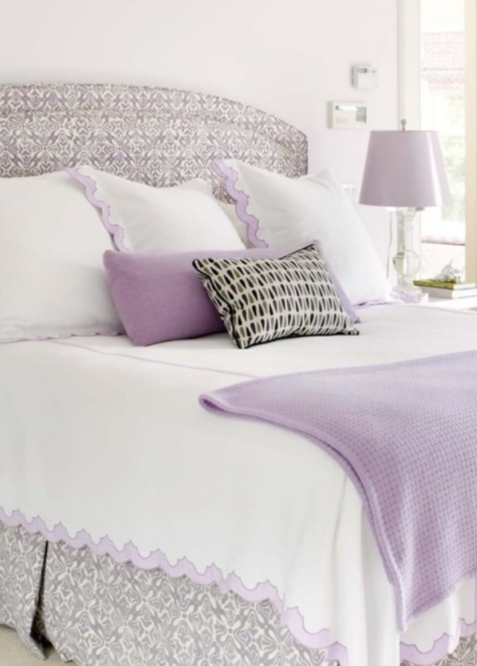 يبعث اللون البنفسجي الراحة في النفس ويساعد على الاسترخاء