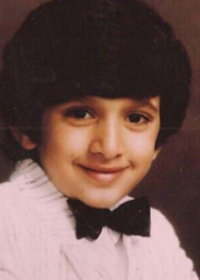 راشد خلال طفولته