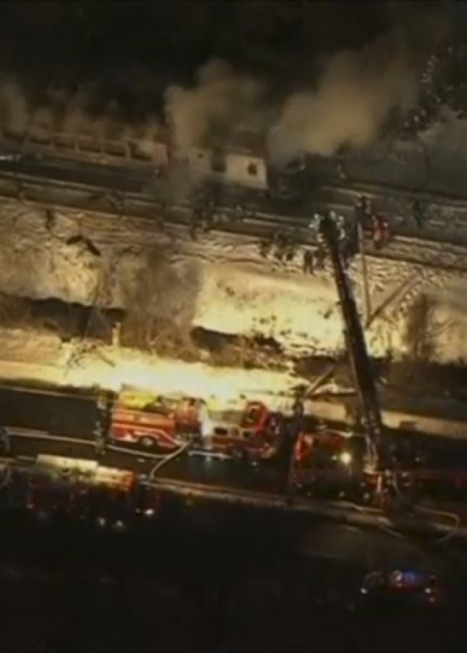 حادث قطار بنيويورك يسبب مقتل 7 أشخاص