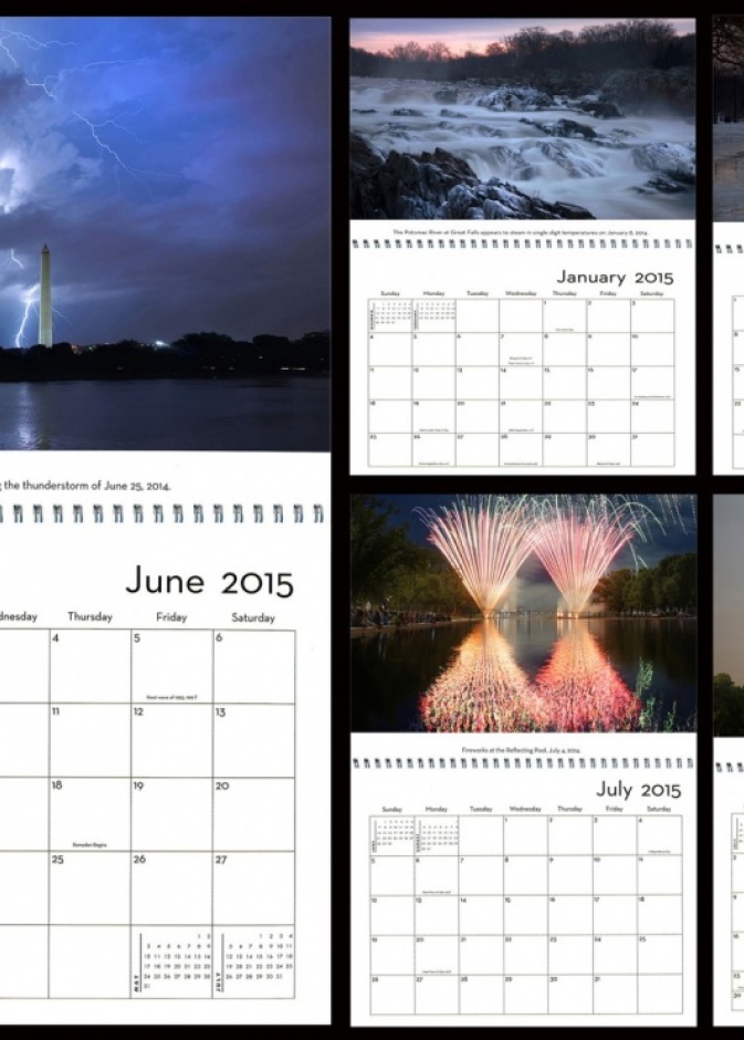 تحديد حالة الجو بواسطة روزنامة للتقويم الزمني