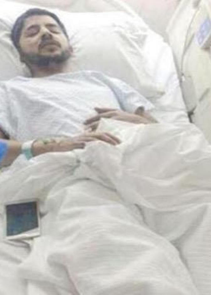 فهد الشمري بعد التبرع بكليته للطفل اليتيم