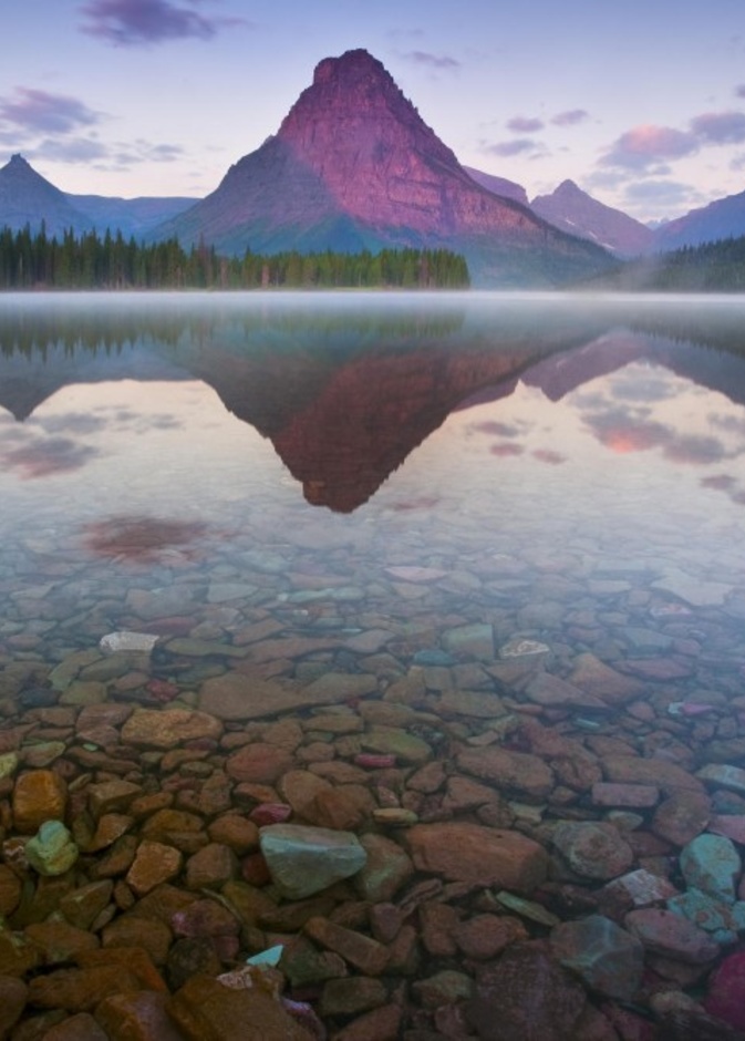 الحديقة الوطنية الجليدية في ولاية مونتانا
