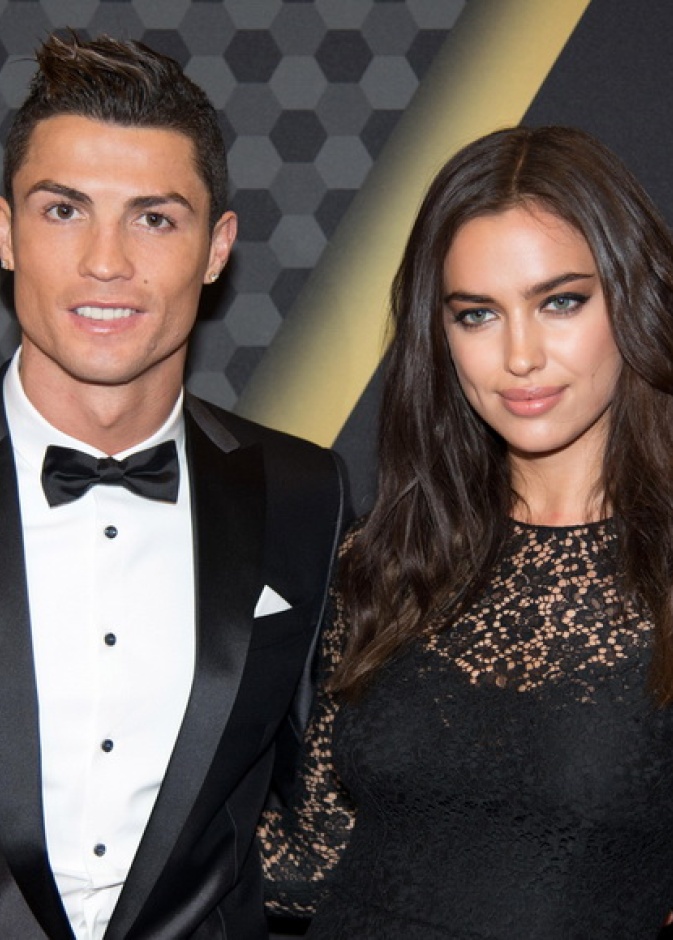 كريستيانو رونالدو وصديقته السابقة وايرينا شايك