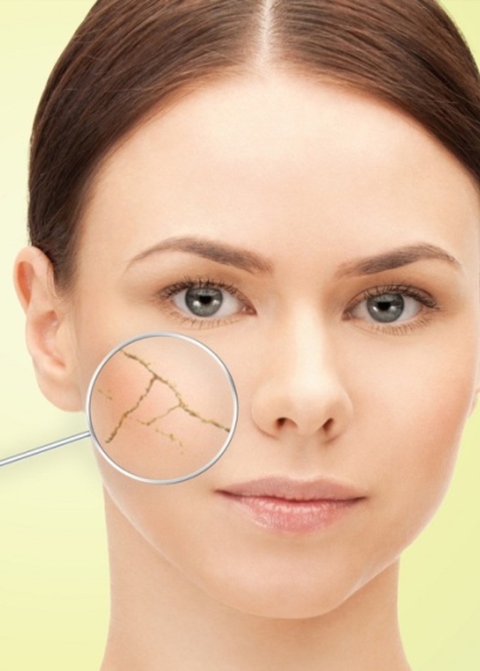 محارية جفاف البشرة