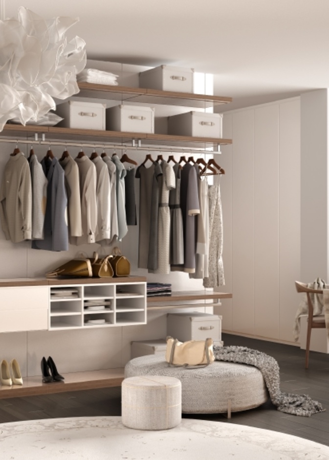 تنظيم خزانة ملابسك بأسلوب بسيط