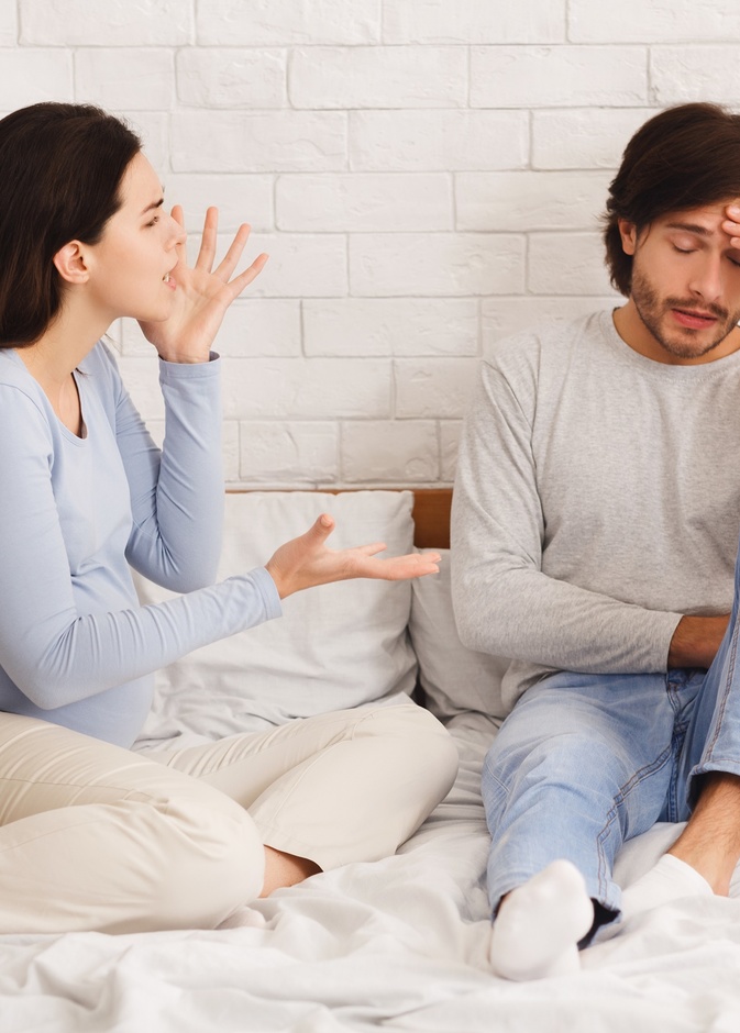 هل عصبية الحامل من علامات الحمل بولد