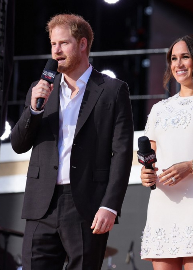 يواصل هاري وميغان جولتهما في نيويورك حيث يشاركان في Global Citizen Live