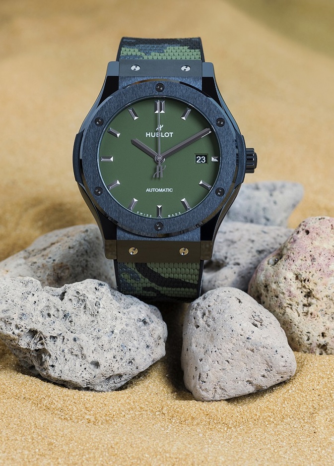 Hublot تشيد بالمملكة العربية السعودية مع ساعة كلاسيك فيوجون المملكة العربية السعودية ناشيونال داي 2021