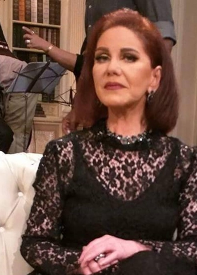 ميادة الحناوي- صورة من برنامج "العاشرة مساء"