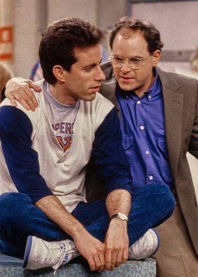 جيسون ألكسندر وجيري ساينفيلد في مسلسل "Seinfeld"