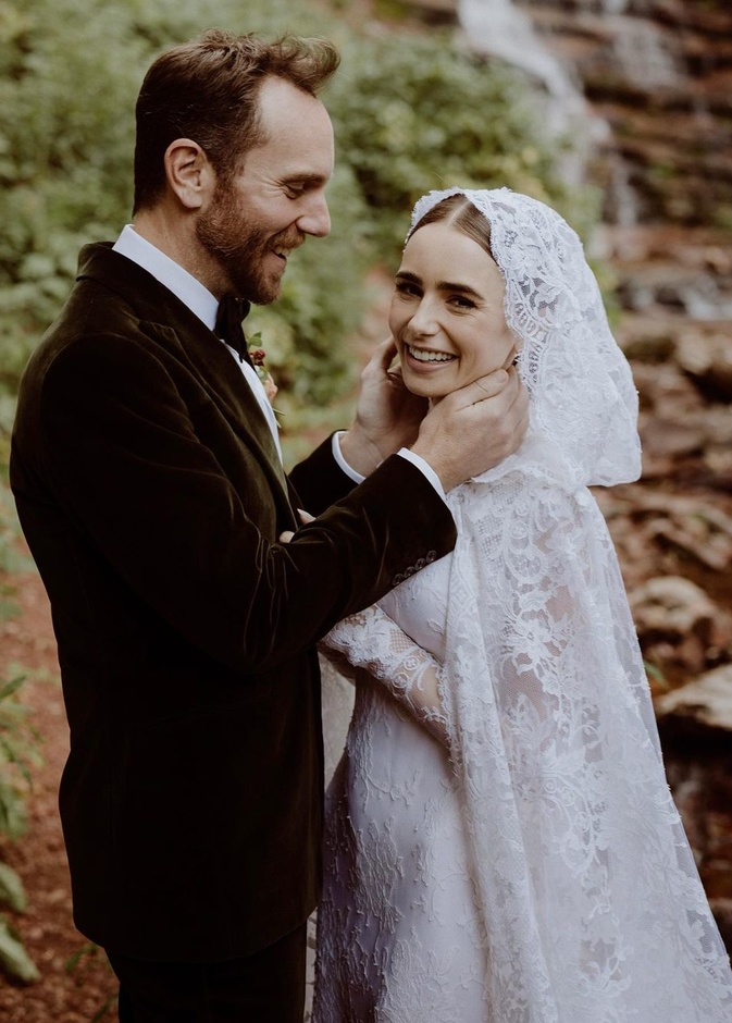 زفاف ليلي كولينز وتشارلي ماكدويل