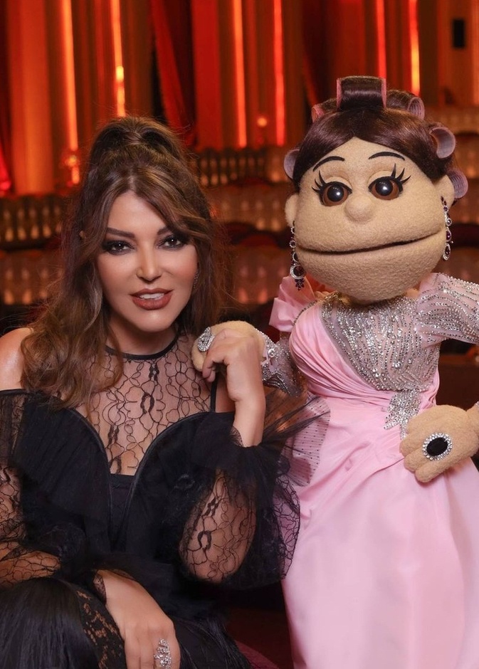 سميرة سعيد وأبلة فاهيتا- صورة من حساب سميرة سعيد على انستقرام