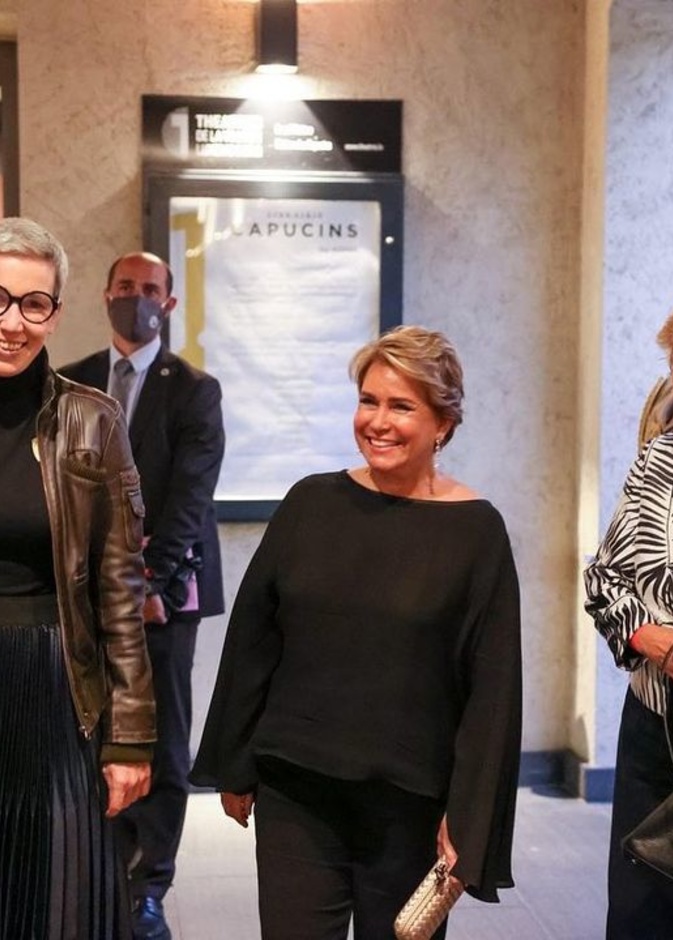 الدوقة الكبرى ماريا تيريزا حفل توزيع جوائز لوكسمبورغ المسرحية لعام 2021