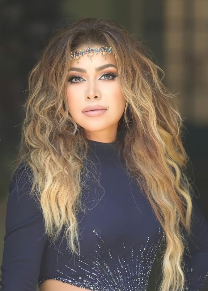 نوال الزغبي بالشعر الهايلايت