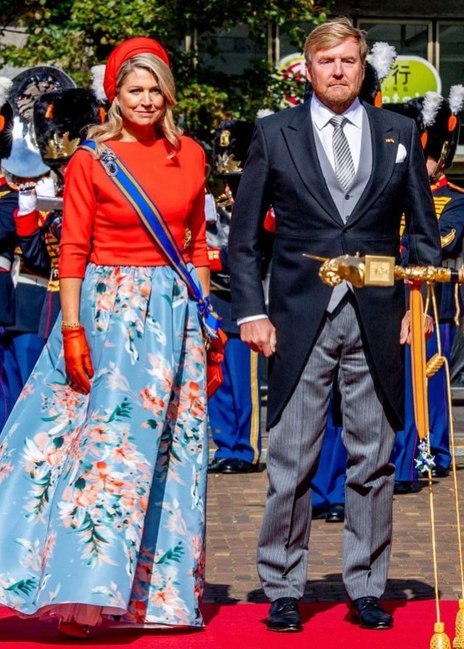 ملك وملكة هولندا يشاركان في احتفالات "يوم الأمير" لعام 2021