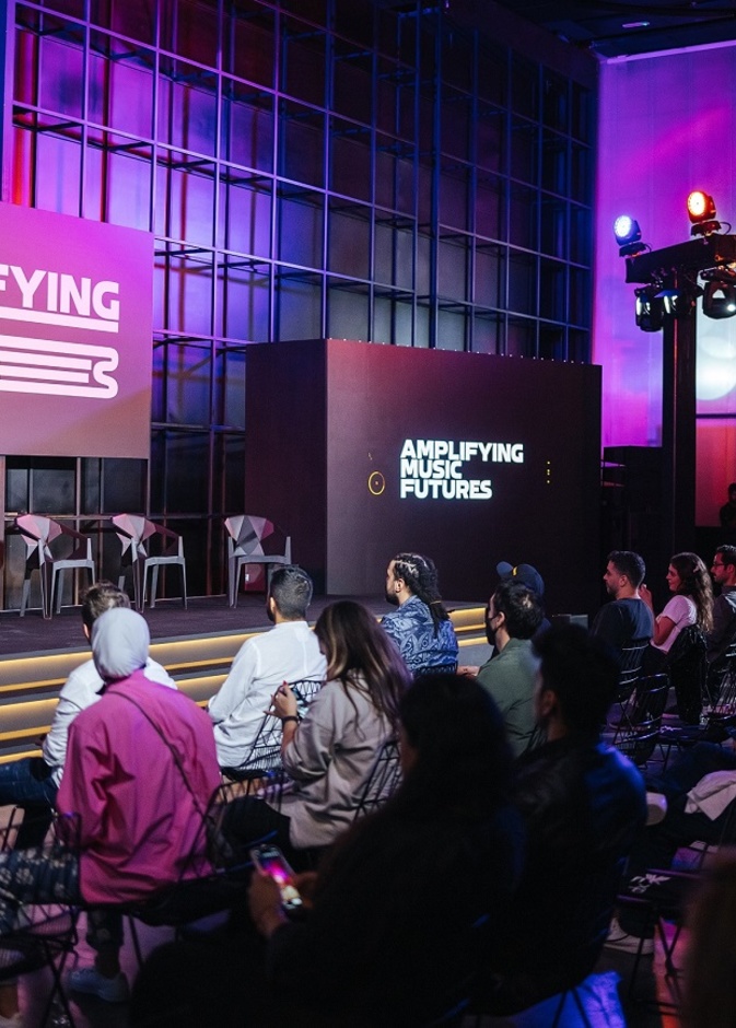 جانب من إعلان تفاصيل التذاكر وبرنامج فعاليات مؤتمر الموسيقى XP