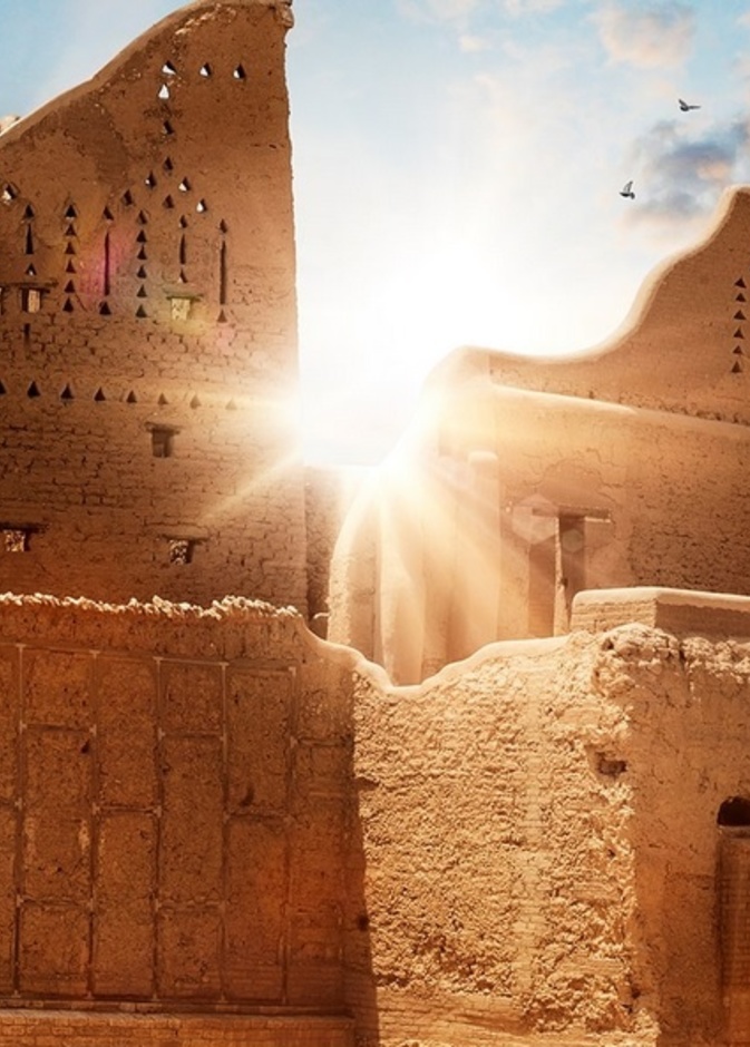 حي الطريف التاريخي بقعة ساحرة على أرض المملكة - المصدر هيئة تطوير الدرعية