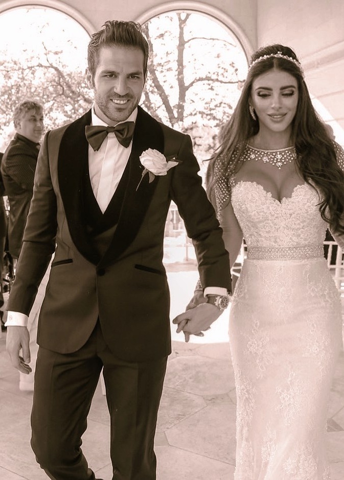 فابريغاس تزوج من اللبنانية دانييلا سمعان= انستغرام دانييلا