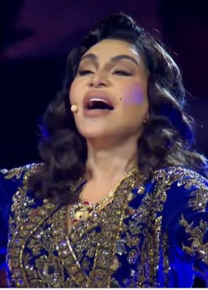 تفاصيل إطلالة الفنانة أحلام الجمالية في حفل افتتاح إكسبو 2020 بدبي