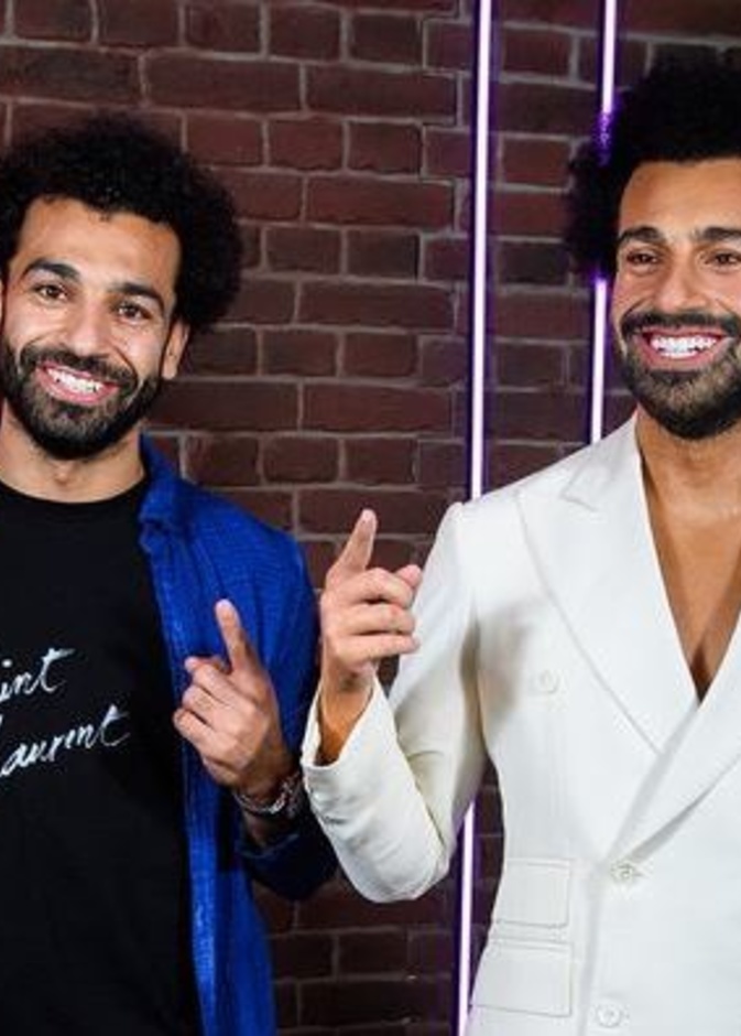 تمثال محمد صلاح في متحف الشمع بلندن