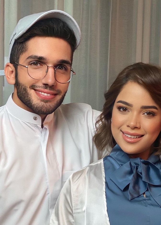 مشاعل الشحي واحمد خميس