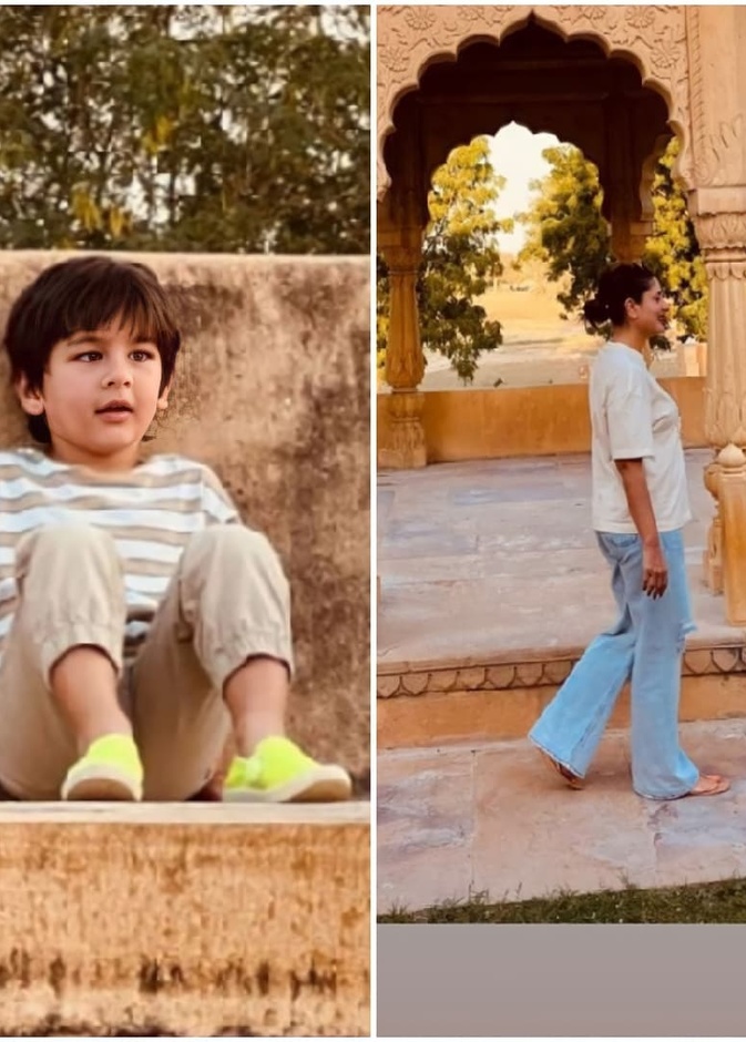 أحدث صور كارينا كابور وأسرتها في عطلتها في راجستان